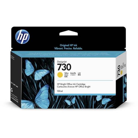 HP 730 130ML DesignJet Ink Cartridge - Yellow (P2V64A)