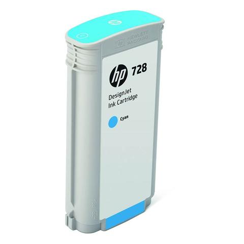 HP 728 130ML Ink Cartridge - Cyan (F9J67A)