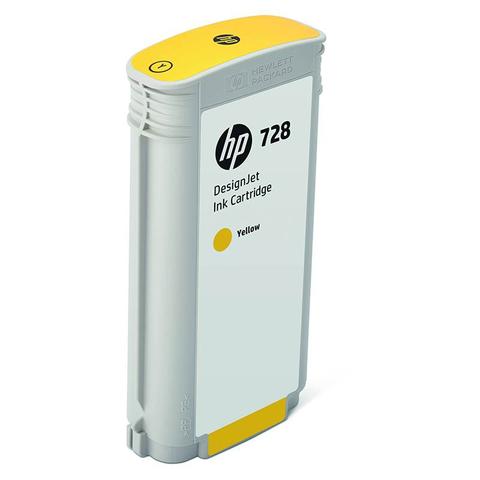 HP 728 130ML Ink Cartridge - Yellow (F9J65A)