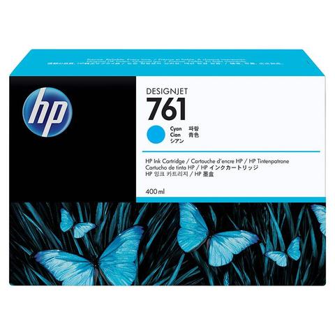 HP 761 400ML DesignJet Ink Cartridge - Cyan (CM994A)