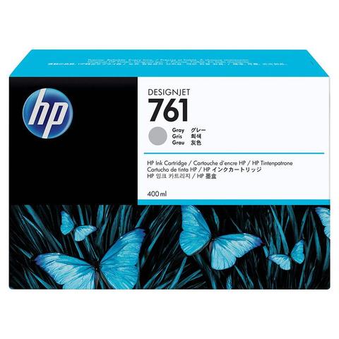 HP 761 400ML DesignJet Ink Cartridge - Grey (CM995A)