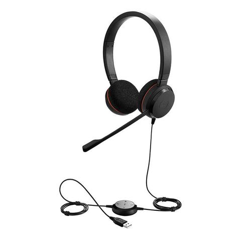 Jabra Evolve 20 SE UC USB-A Stereo Corded Headset