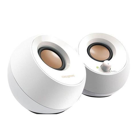 Creative Pebble 2.0 Speaker USB - White