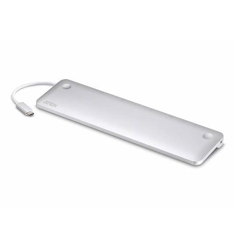 Aten USB-C 10-In-1 Multiport Dock with Power Pass-Through