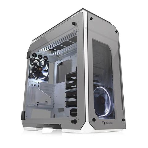 Thermaltake View 71 Tempered Glass ATX Case - Snow Edition