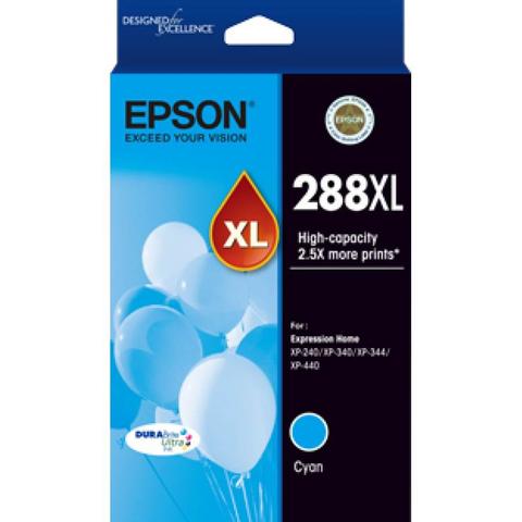 Epson 288XL High Capacity DURABrite Ultra Cyan Ink Cartridge