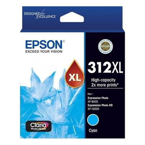 Epson 312XL High Capacity Claria Photo HD Cyan Ink Cartridge