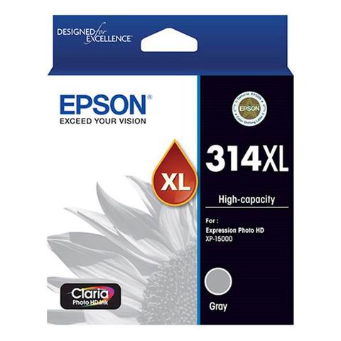 Epson 314XL High Capacity Claria Photo HD Gray Ink Cartridge