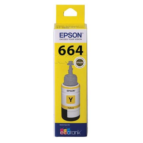 Epson T664 EcoTank Yellow Ink Bottle