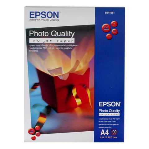 Epson A4 Photo Quality Inkjet Paper 100 Sheets