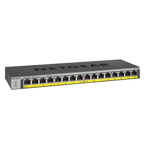 Netgear GS116PP-100AJS 16-Port PoE+ Gigabit Unmanaged Switch