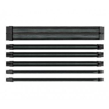 Thermaltake TtMod Sleeved PSU Extension Cable Set - Space Gray/Black