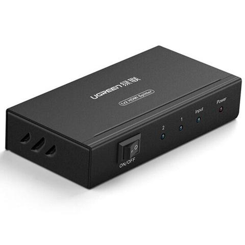 Ugreen 40201 2 Port HDMI Amplifier Splitter - Black