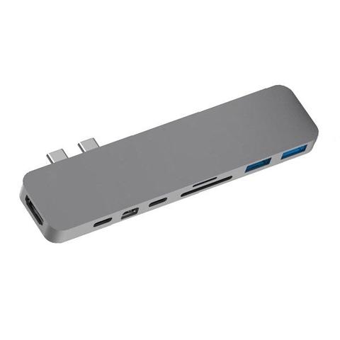 HyperDrive Pro 8-in-2 USB-C Hub for USB-C MacBook Pro/Air - Gray