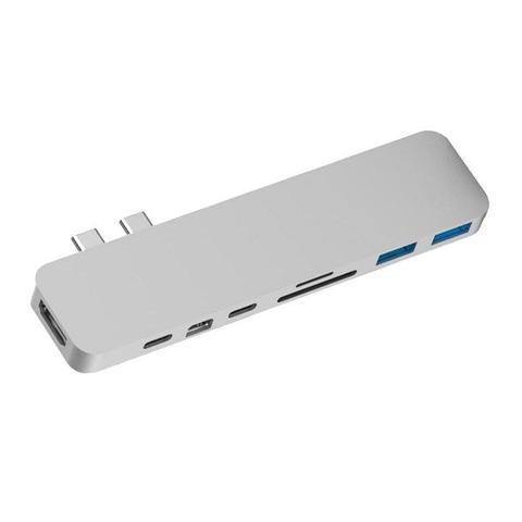 HyperDrive Pro 8-in-2 USB-C Hub for USB-C MacBook Pro/Air - Silver