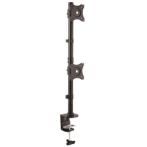 StarTech Vertical Dual Monitor Mount - Steel - For Monitors up to 27in