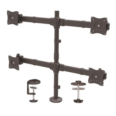 StarTech Desk Mount Quad Monitor Arm Articulating - 4 VESA 27" Displays