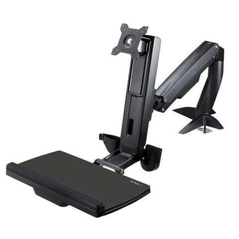 StarTech Sit Stand Monitor Arm 34" - Adjustable Desk Mount Workstation