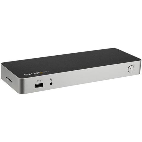 StarTech USB C Dock - 4K Dual Monitor HDMI/DisplayPort 60W PD/SD/4xUSB