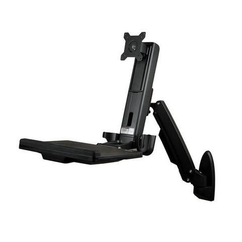 StarTech Wall Mount Workstation VESA Monitor - Adjustable Standing Desk