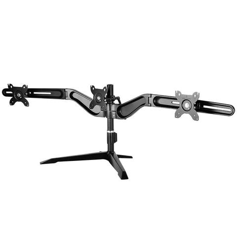 SilverStone ARM31BS Triple Monitor Mount Desk Stand Mount
