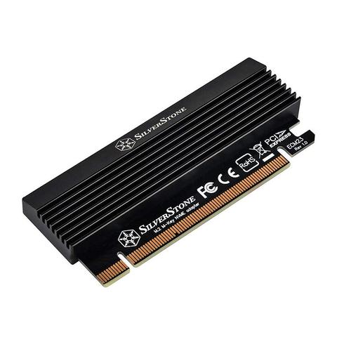 SilverStone ECM23 M.2 to PCIe x4 Adapter Card with Heatsink