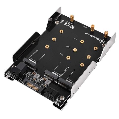 SilverStone SDP12 3.5" SATA/NVMe M.2 Internal Drive Mount