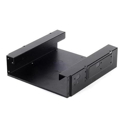SilverStone SDP10B 5.25" to 3.5" Drive Bay Bracket - Black