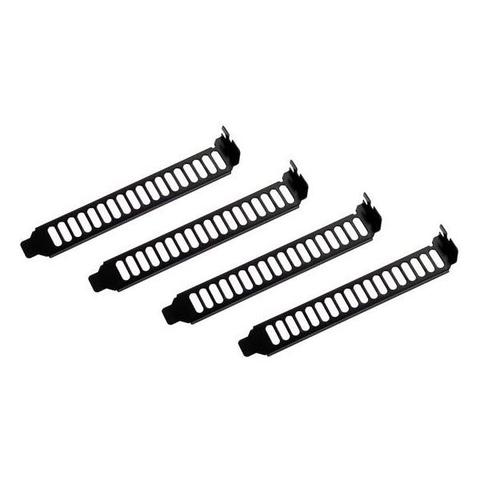 SilverStone AEROSLOTS-BP 4x Vented Slot Covers - Black