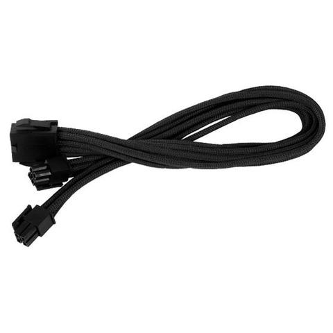 SilverStone PP07-EPS8B 30cm EPS-8pin to EPS/ATX-4+4pin Cable - Black