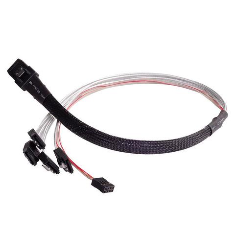 SilverStone CPS03 50cm Mini SFF-8087 to SAS/SATA with Sideband Cable