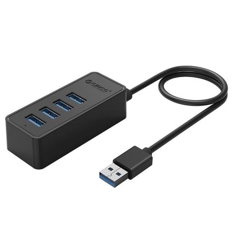 Orico 4-Port USB 3.0 Hub with Micro USB Power Port (100cm) - Black