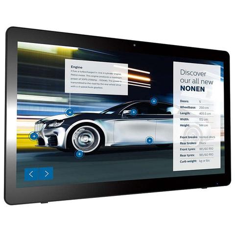Philips 23.6" FHD 210nit POE+ Capacitive Multi Touch Android Commercial Display