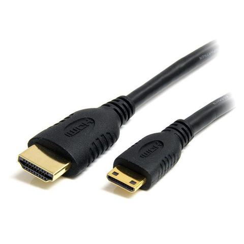 StarTech 1m Mini HDMI to HDMI Cable Adapter/Converter- 4K, High Speed