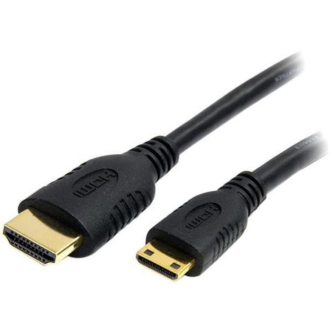 StarTech 2m Mini HDMI to HDMI Cable Adapter/Converter- 4K, High Speed