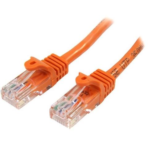 StarTech 5m Orange Cat5e / Cat 5 Snagless Ethernet Patch Cable 5 m