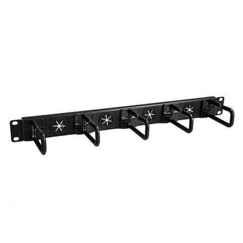 StarTech 1U 19" Cable Management Organizer D Ring Server Rack Panel