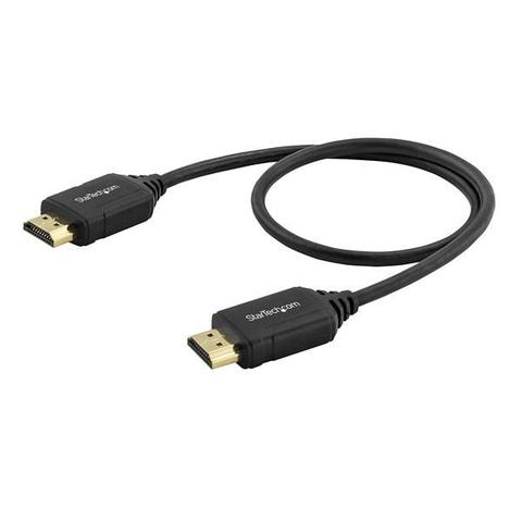 StarTech 50cm/1.6ft Certified Premium High Speed HDMI 2.0 Cable 4K 60Hz