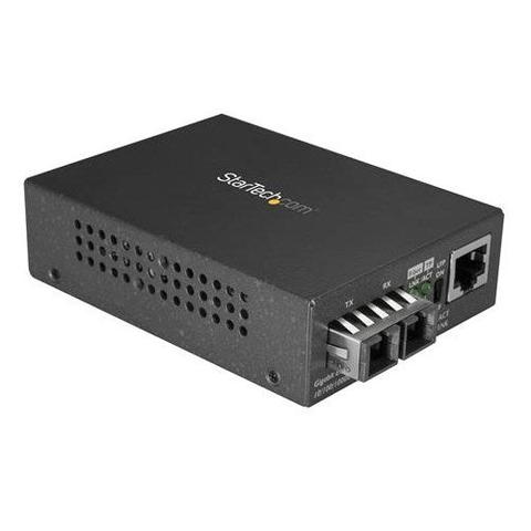 StarTech Single Mode SC Fiber Ethernet Media Converter 10/100/1000 10km