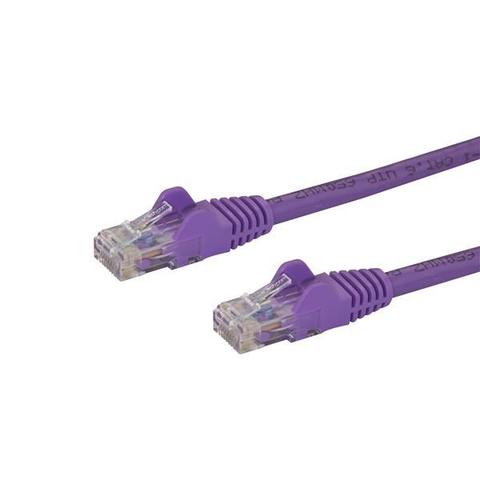 StarTech CAT6 Ethernet Cable 7m Purple 650MHz 100W Snagless Patch Cord