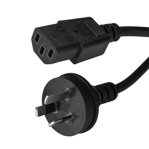 StarTech 2m 6 ft Power Supply Cord - AS/NZS 3112 to C13