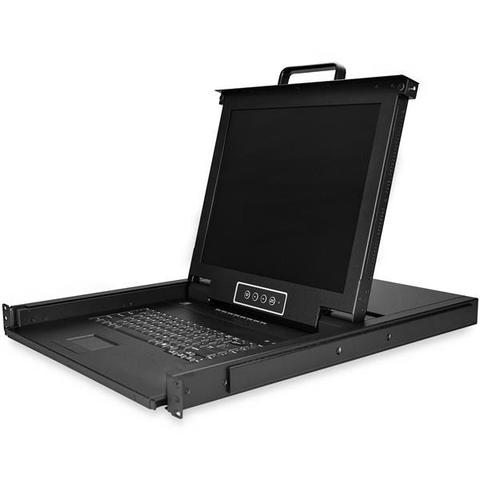 StarTech 8 Port Rackmount KVM Console w/ Cables KVM Switch w/ 17" LCD