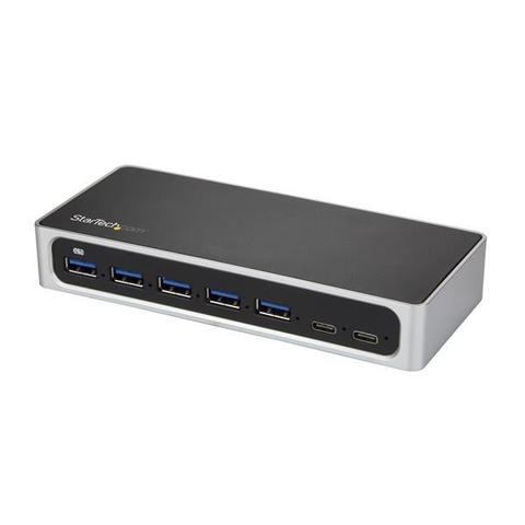 StarTech 7 Port USB C Hub 5Gbps 5 USB-A/2 USB-C - BC 1.2 - Self Powered
