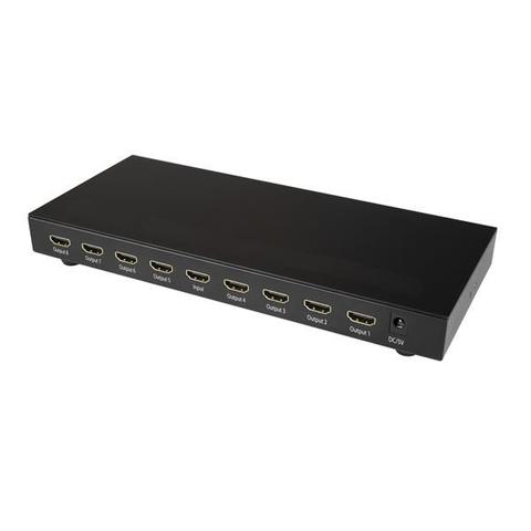 StarTech 8-Port 4K 60Hz HDMI Splitter - HDR Support - 7.1 Audio