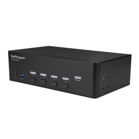 StarTech 4 Port HDMI KVM Switch - 4K 30Hz - Dual Display