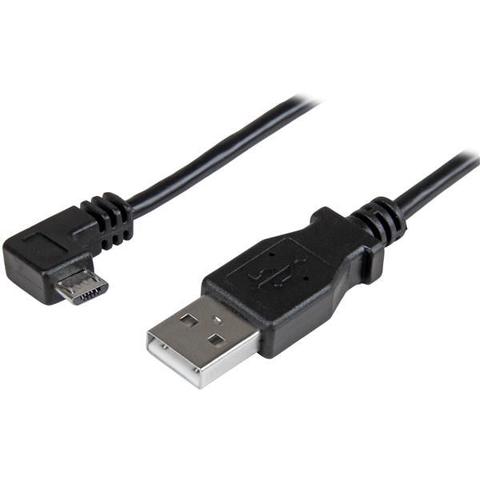 StarTech 0.5 m Right Angle Micro USB Cable - Charge Sync Cable - 24 AWG