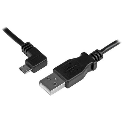 StarTech 0.5 m Left Angle Micro USB Cable - Charge Sync Cable - 24 AWG