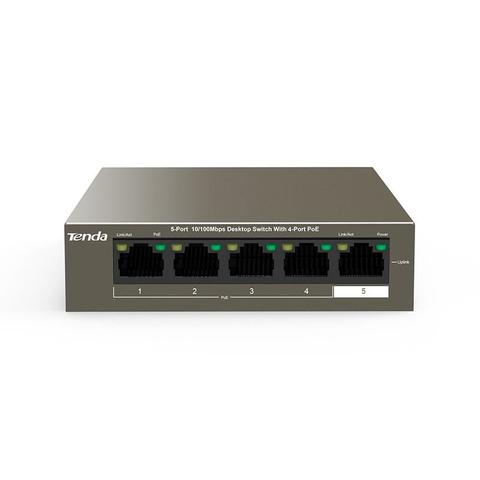 Tenda TEF1105P-4-63W 5-Port Fast Unmanaged Ethernet Switch with 4-Port PoE