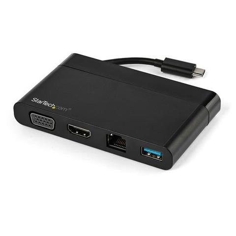 StarTech USB C Multiport Adapter - 4K HDMI / VGA - USB-C Travel Dock