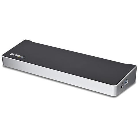 StarTech USB-C Dock 4K Triple Monitor DisplayPort/HDMI 100W PD, USB Hub